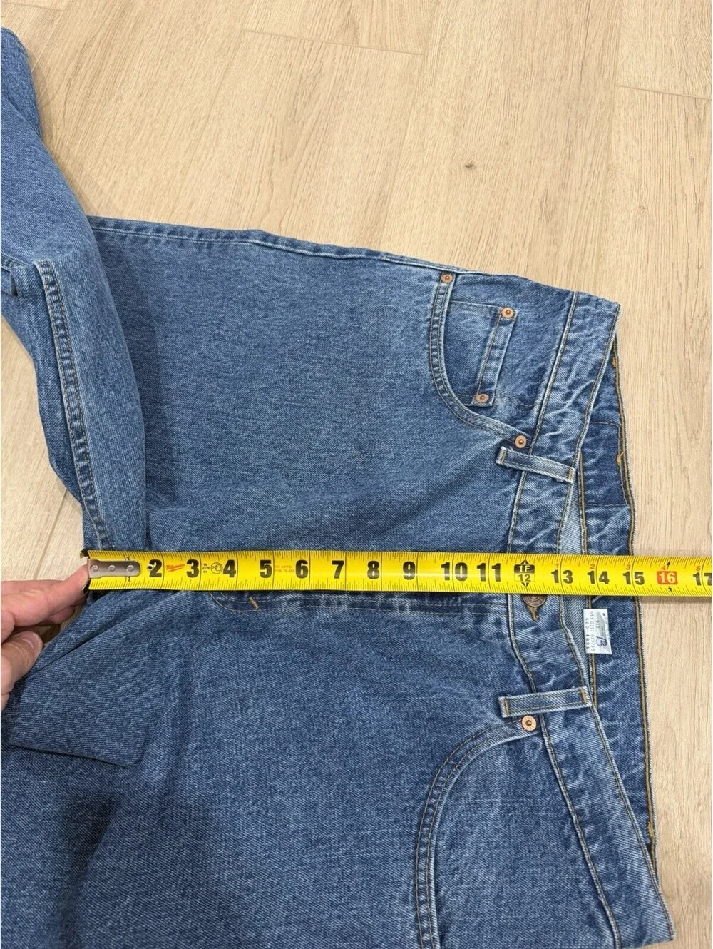 NWOT Vintage 90s Levis 560 Jeans 36x31 Loose Fit Tapered Leg Blue USA Made 1997